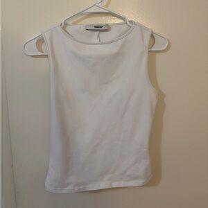 Tank Air Straight Neck Sleeveless Top S